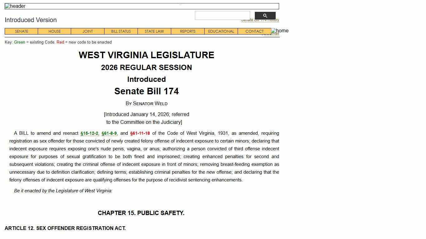 SB 174 Text