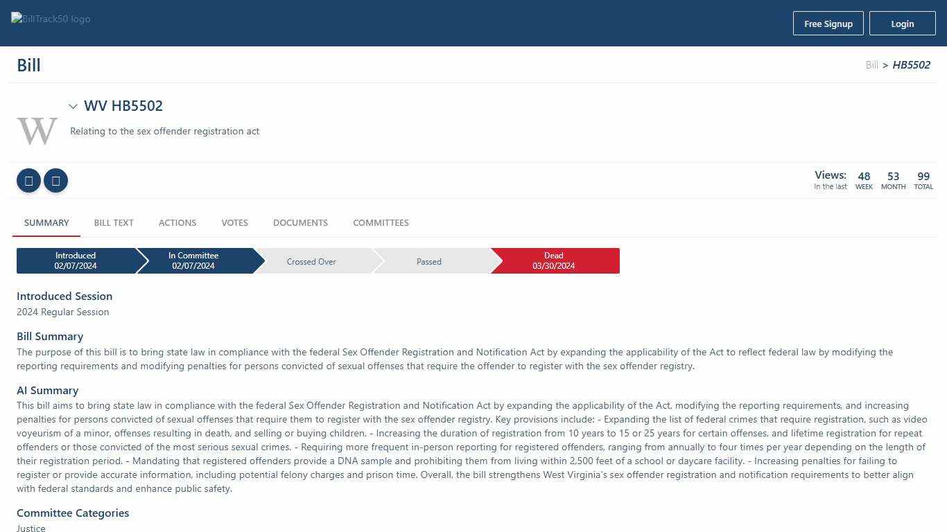 WV HB5502 | BillTrack50